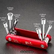 6pcs Portable Mini Folding Hexagon Socket Wrench, Firm Occlusion Recessed Hexago