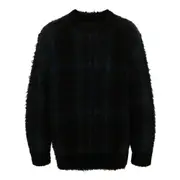[Sacai] Sacai Check-pattern Sweater III NUMERIC GREEN/BLUE
