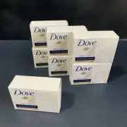 Dove Original Beauty Soap Bar, Deep Moisturizing Cream, 4oz Lot Of 7.