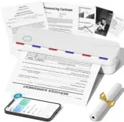 Phomemo M836 Wireless Portable Printer – Bluetooth Inkless Thermal Printer