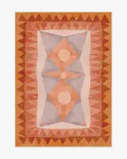 150' x 215' | Machine Washable Runner Rug | Kid & Pet Friendly | Indoor Rug | Justina Blakeney Hilma Sunset Rug | Ruggable