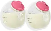Phanpy Wearable Breast Pump Milk Collector Cup, E-Rosy Breast Pump Parts, Original Phanpy Breast Pump Replacement Accessories, 24 mm Flange and 20mm Insert Included, 12 oz / 360 ml, 2 Piece
