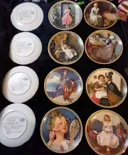 Vintage Limited Edition TO "Meeting On The Path" Collector Plates 12 Plates