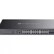 TP-Link SG3428XMPP Omada 24-Port Gigabit and 4-Port 10GE SFP+ L2+ Managed Switch with 16-Port PoE+ & 8-Port PoE++