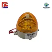 CNTD YELLOW Strobe Warning Light Led 230 Volts AC 85x75 Red Type C-3072