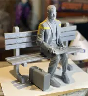 1/8 17cm Forrest Gump 3D Printing Garage Kit Model Kit Unpainted Unassembled GK