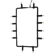 Bed Sheet Holder Straps Triangle 12 Clips Elastic Band Fasteners Gripper Kits