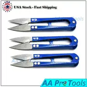 3 PCS NEW METAL SEWING THREAD NIPPERS TRIMMING SCISSORS SNIPPERS CLIPPERS BLUE