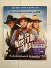 A Million Ways to Die in the West (Blu-ray/DVD, 2014, 2-Disc Set) W/SLIPCOVER NW