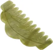 WOFASHPURET Women Jade Scalp Massage Comb Portable Hair Care Tool for Healthy Tangle Hair Enhances Beauty Reduces Static Smooth Jade Design for Relaxation and Scalp Treatment