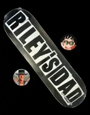 Birdhouse Tony Hawk Riley's Dad Baker Parody 8.5 Riley Hawk Skateboard Deck NEW