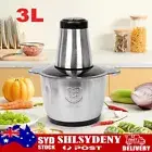 3L Electric Meat Grinder Blender Food Vegetable Processor Chopper Mincer Home