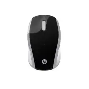 HP Wireless 200 Black/Silver, Contoured comfort Mouse