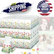 Bulk 100 Pack Pocket Tissues Mini Travel Size 3 Ply Soft Facial Sheets