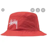 在飛比找蝦皮購物優惠-【 歐美潮流區】Nike x stussy 現貨漁夫帽 紅 