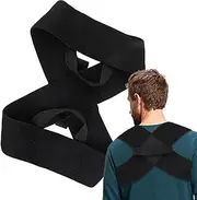 Back Straps for Posture | Shoulder Straightener - Posture Corrector for Kids and Adults, Adjustable Back Posture Brace for Indoors and Outdoors