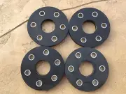 Set of 4 Rhino Bush Hog Hardee rotary cutter flex coupler rubber discs w bushing