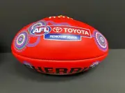 AFL SHERRIN OFFICIAL SIR DOUG NICHOLLS INDIGENOUS SDNR LEATHER GAME FOOTBALL
