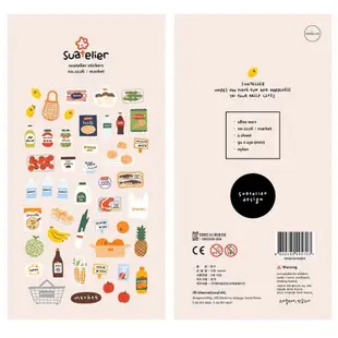 ☘️suatelier韓國貼紙🍉sonia手帳貼紙➡️超市