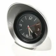 Car SUV Interior Dashboard Clock Luminous Pointer Time Gauge Decor Silver Shell (for: Audi)