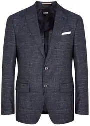 Boss Wool-blend Blazer - Navy - 48 (UK38 / M) 48 (UK38 / M)