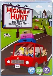 Regal Games - Highway Hunt Card Game - Travel Scavenger Hunt Game - for Family Vacations, Car Rides, & Road Trips - 2.75”x 4” Card Size - 54 Count - 2-8 Players, Ages 4+
