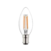 Osram LED Candle Filament 4w 470Lm WW SBC Light Globe