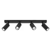 Cougar Lighting Stockholm 4lt Rail Spot Light Frame Black