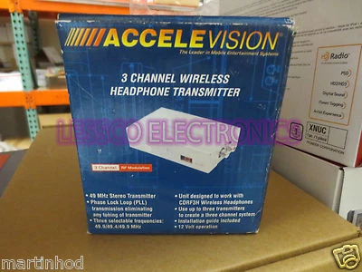 Accelle 3 Channel Hardwire RF Modulator / Multi Use Audio Transmitter