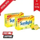Sunlight Laundry Bar Lemon Fragrance 2 Pack | Multi-Purpose Clothes & Dish Soap