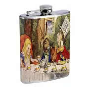 Alice Flask D11 8oz Stainless Steel White Rabbit