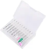 ERINGOGO 1Set Tungsten Nail Drill Professional Manicure Tool Kit for Home Use Versatile Electric Nail Drill Bits for Polishing and Cuticle Cleaning Lightweight and Compact