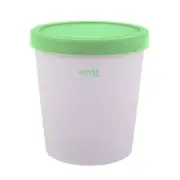 Appetito Ice Cream Tub Plastic Container Lock Storage Container Yoghurt - Green