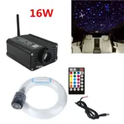 300Pcs 3M Car Headliner Roof Star Light Kit RGB LED Projector Fiber Optic Lights (for: Porsche)