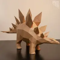 在飛比找蝦皮商城優惠-問創DIY手作3D紙模型 - 史前大劍龍