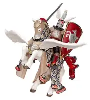 *NEW* PAPO 39948 Pegasus Knight & 39949 Rearing Pegasus - RETIRED