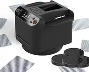 Automatic Card Shuffler and Card Dealer 2 in 1 Machine,360° Rotating Card Dealer,Playing Card Dispenser,with 4 Wireless Dealer Buttons,for 2-8 People Game(Color:Black)