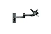 13-30" inch Single LCD Monitor Screen Swivel Arm Tilt Mount Bracket VESA Black