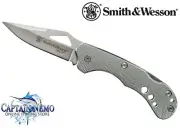 SMITH & WESSON 24/7 LOCKBACK FOLDING POCKET KNIFE SWAT HUNTING OUTDOOR CK108