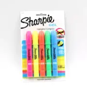 Sharpie color Gel Highlighter 5 piece Set stick