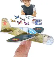 Airplane Models for Kids - 10 Pack Flying Models Space Themed Party Favors | Airplane Party Decorations, Flying Models Foam, for Model Aircraft Fan Girls & Boys