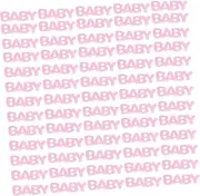 VILLFUL Baby Christening Cloth Patch Prop 200pcs Confetti Decorations for Birthday Wedding Shower