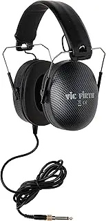 Vic Firth SIH2 Stereo Isolation Headphones V2, Carbon Fiber