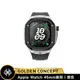 【Golden Concept】Apple Watch 45mm錶殼 銀錶框 黑橡膠錶帶 WC-SPIII45-SL-BK