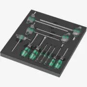 Wera 150104 Foam Insert Hex Screwdriver Set 1, 12 Pieces