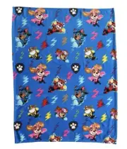 Licensed PAW PATROL Characters Super Soft Plush BLANKET THROW Bedding 46x60 NEW!