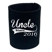 Uncle Since 2016 - Funny Novelty Stubby Holder