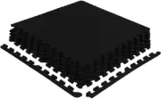 GWT Fittile Set: 24 SQ FT (6 Tiles) ½” Thickness EVA Interlocking Foam Floor Til