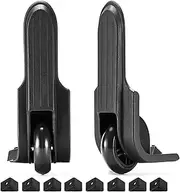 [SANOU] Suitcase Wheels Replacement Wheels 1 Pair Suitcase Replacement Wheels Suitcase Wheels Replacement Wheels for Suitcase for Soft Shell Hard Case Luggage and Travel Suitcase, Black, Suitcase