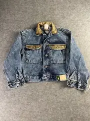 NEW Vintage 80s High Sierra By Mervyn’s Kids Denim Jacket Blue Sz M (12-14)